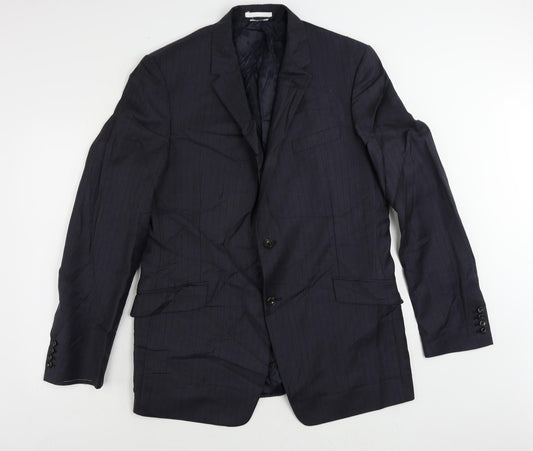 Mens UK Size 44 Marks and Spencer Regular Blue Suit Jacket