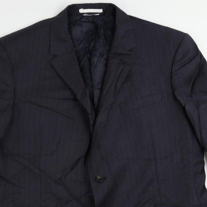 Mens UK Size 44 Marks and Spencer Regular Blue Suit Jacket