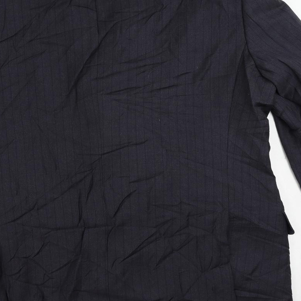 Mens UK Size 44 Marks and Spencer Regular Blue Suit Jacket