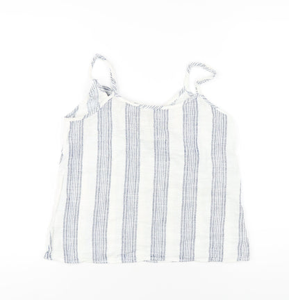 Womens UK Size 10 H&M White Camisole T-Shirt
