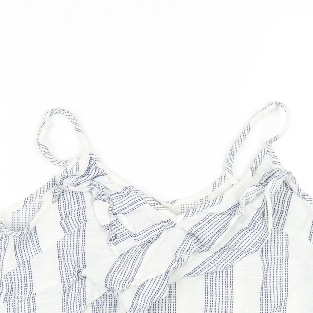 Womens UK Size 10 H&M White Camisole T-Shirt