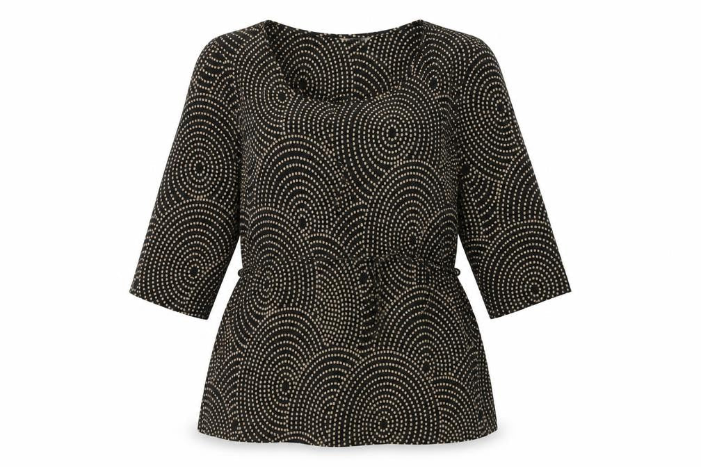 Womens UK Size 14 Marks and Spencer Black Basic T-Shirt