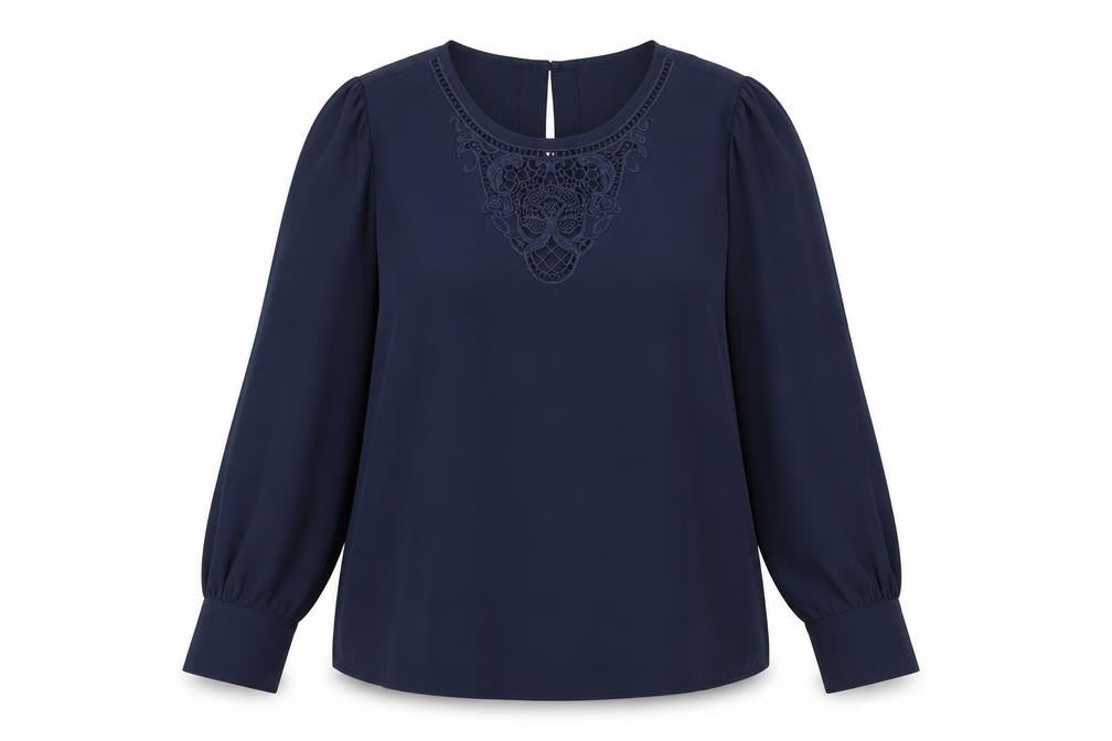 Womens UK Size 14 Marks and Spencer Blue Basic T-Shirt