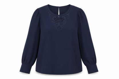Womens UK Size 14 Marks and Spencer Blue Basic T-Shirt
