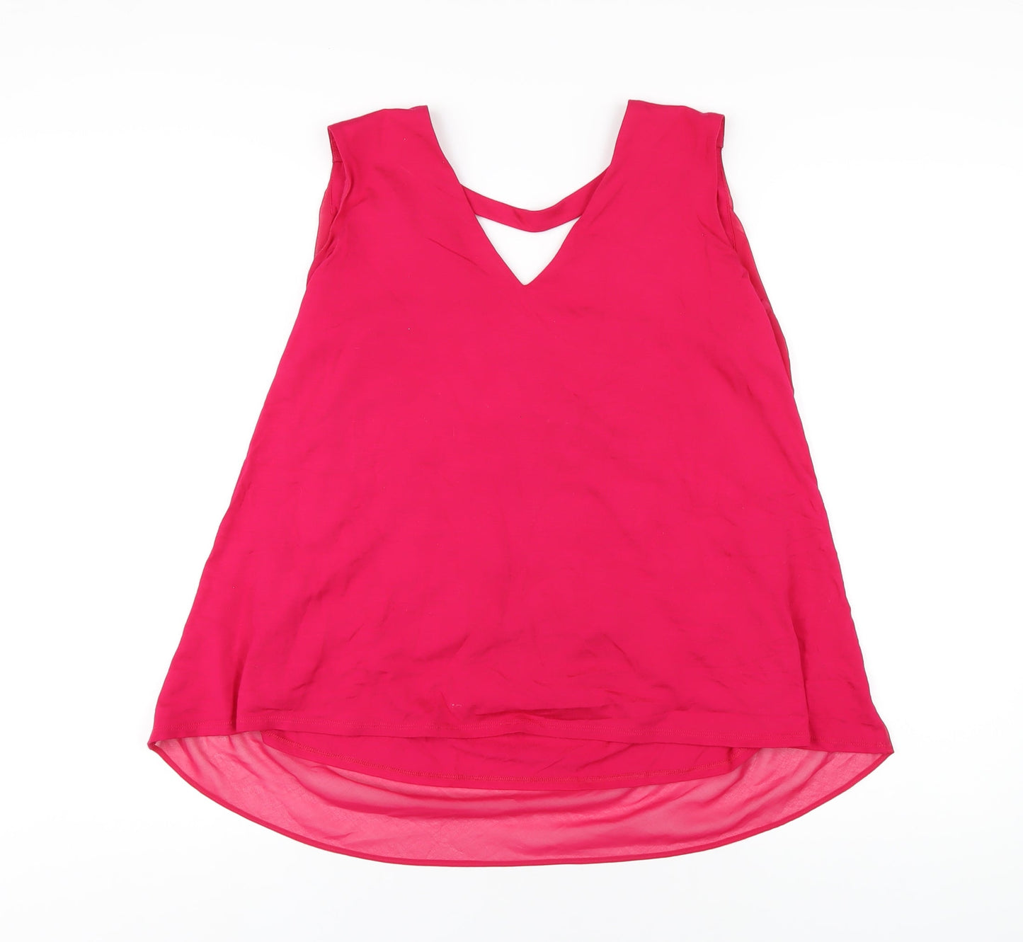 Womens UK Size 12 Phase Eight Pink Basic Tank