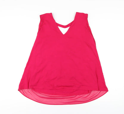 Womens UK Size 12 Phase Eight Pink Basic Tank