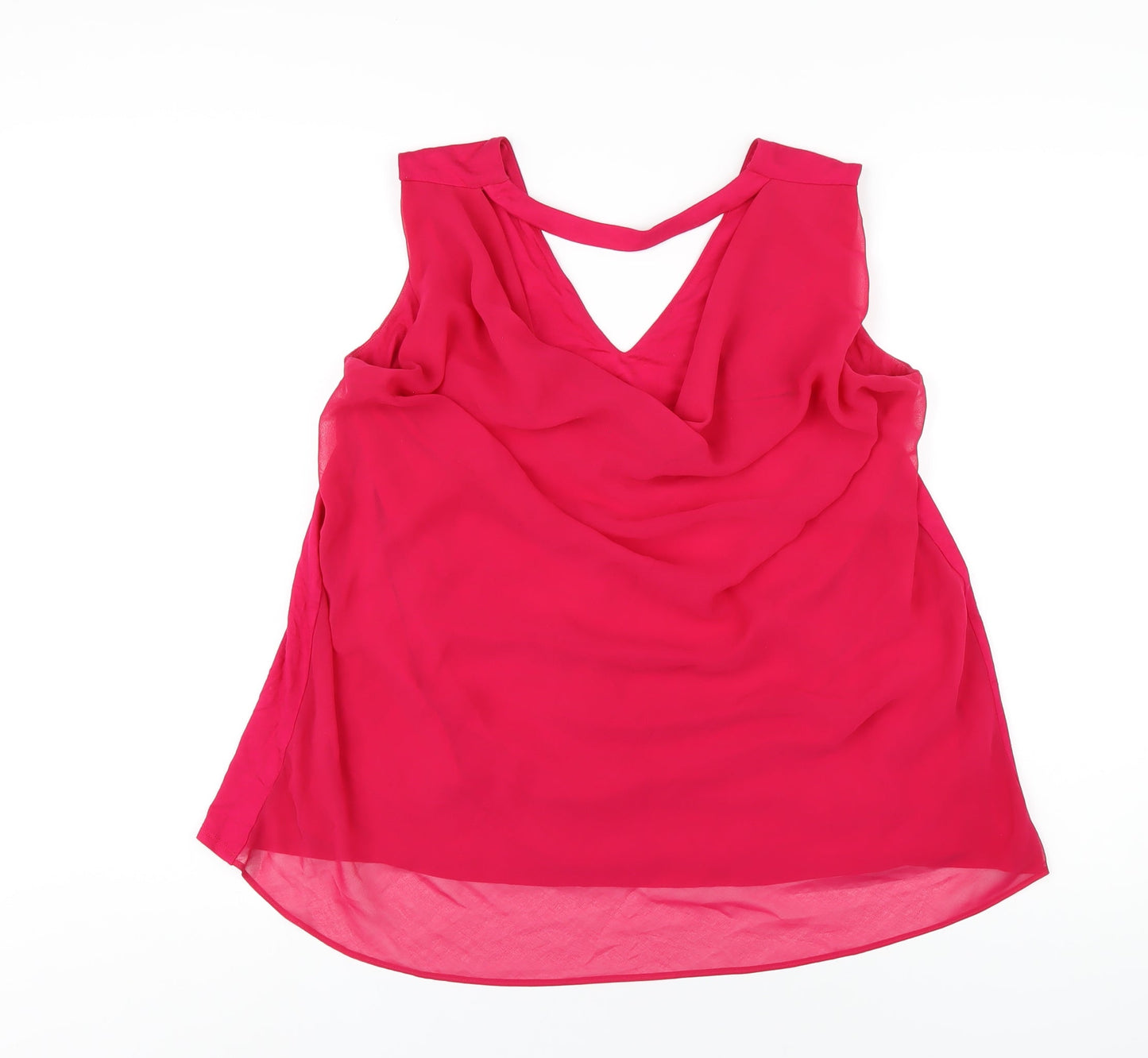 Womens UK Size 12 Phase Eight Pink Basic Tank