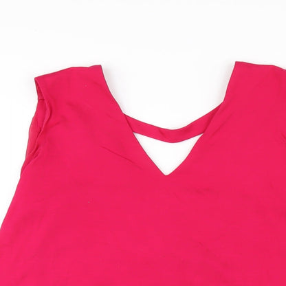 Womens UK Size 12 Phase Eight Pink Basic Tank