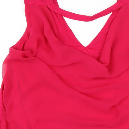Womens UK Size 12 Phase Eight Pink Basic Tank