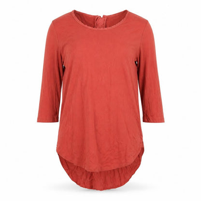 Womens UK Size XS Scotch & Soda Orange Basic T-Shirt