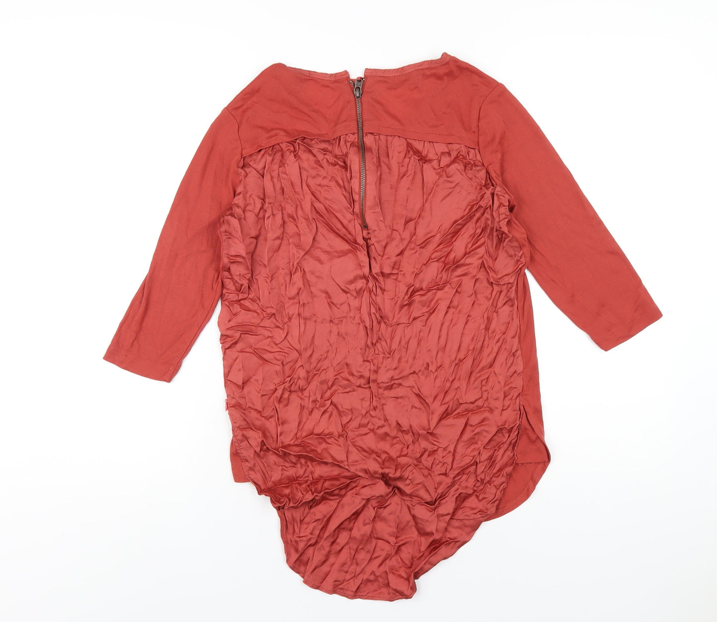 Womens UK Size XS Scotch & Soda Orange Basic T-Shirt