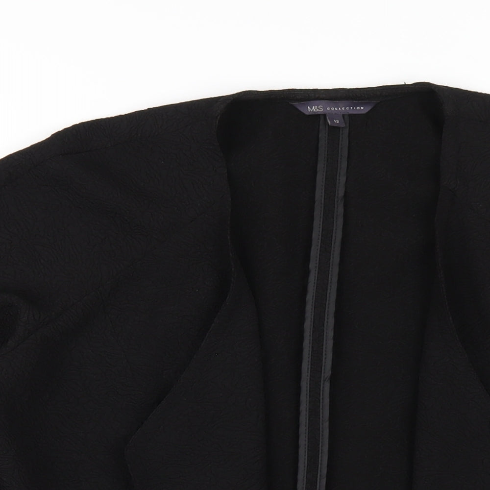 Womens UK Size 12 Marks and Spencer Black Jacket