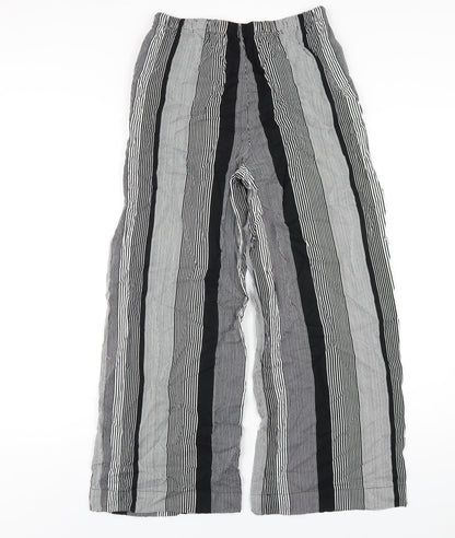 Womens UK Size 8 Marks and Spencer Regular Fit  Black Trousers