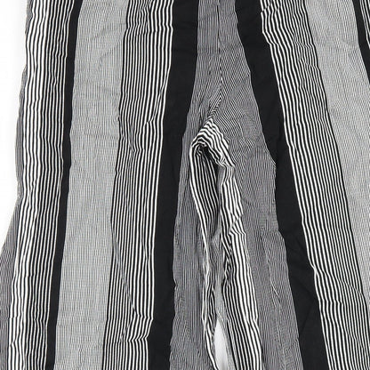 Womens UK Size 8 Marks and Spencer Regular Fit  Black Trousers
