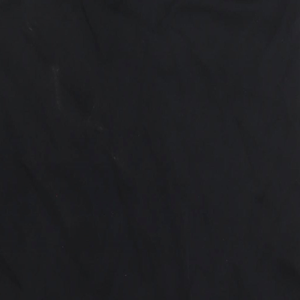 Autograph Womens Black Cotton A-Line Size 14 Square Neck Pullover