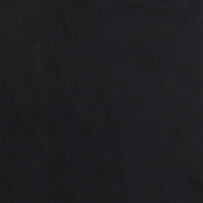 Autograph Womens Black Cotton A-Line Size 14 Square Neck Pullover