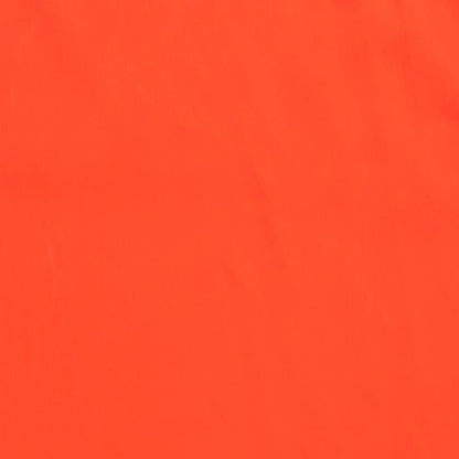 Marks and Spencer Womens Red Polyester A-Line Size 18 One Shoulder Zip