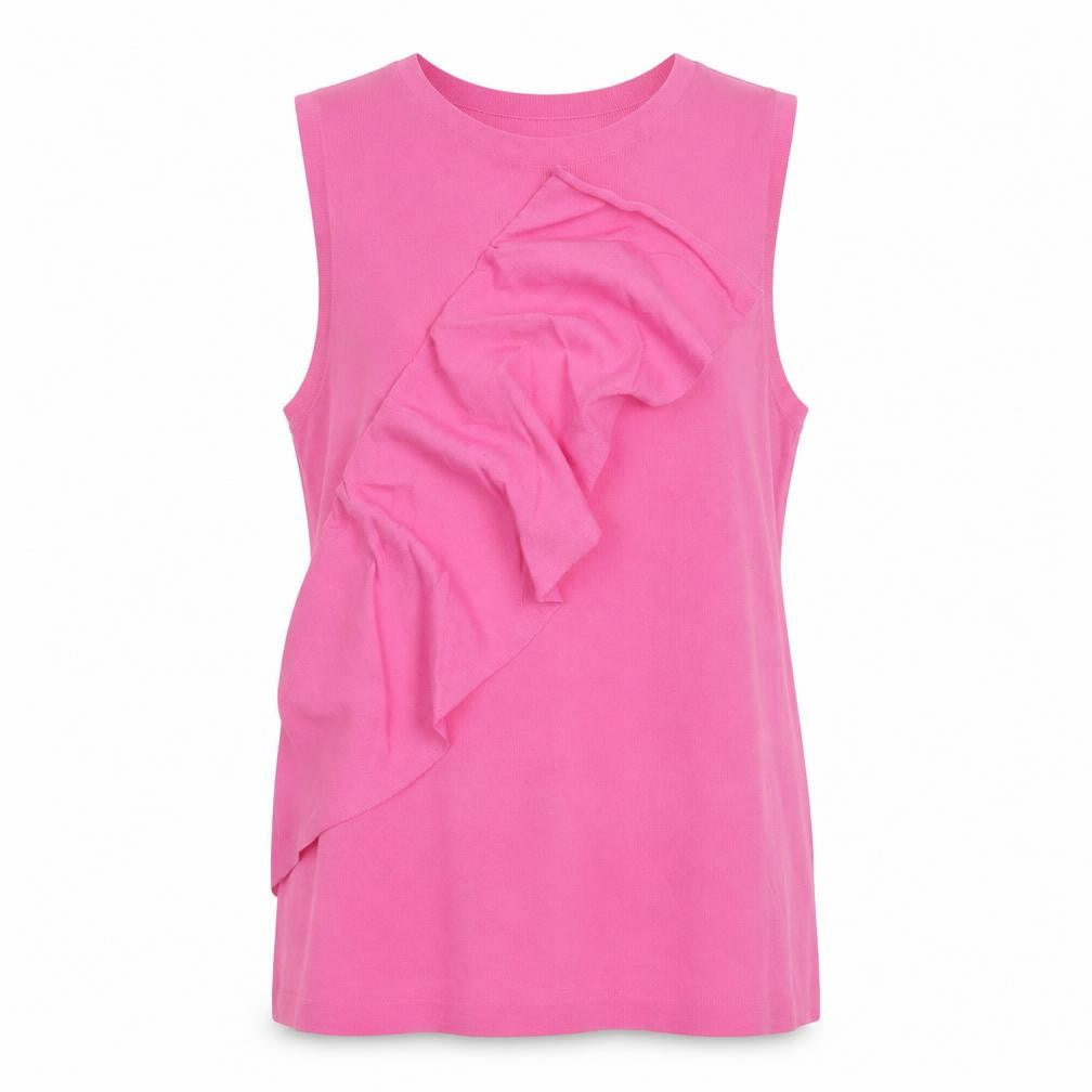 Womens UK Size 12 Warehouse Pink Basic Tank