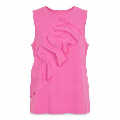 Womens UK Size 12 Warehouse Pink Basic Tank