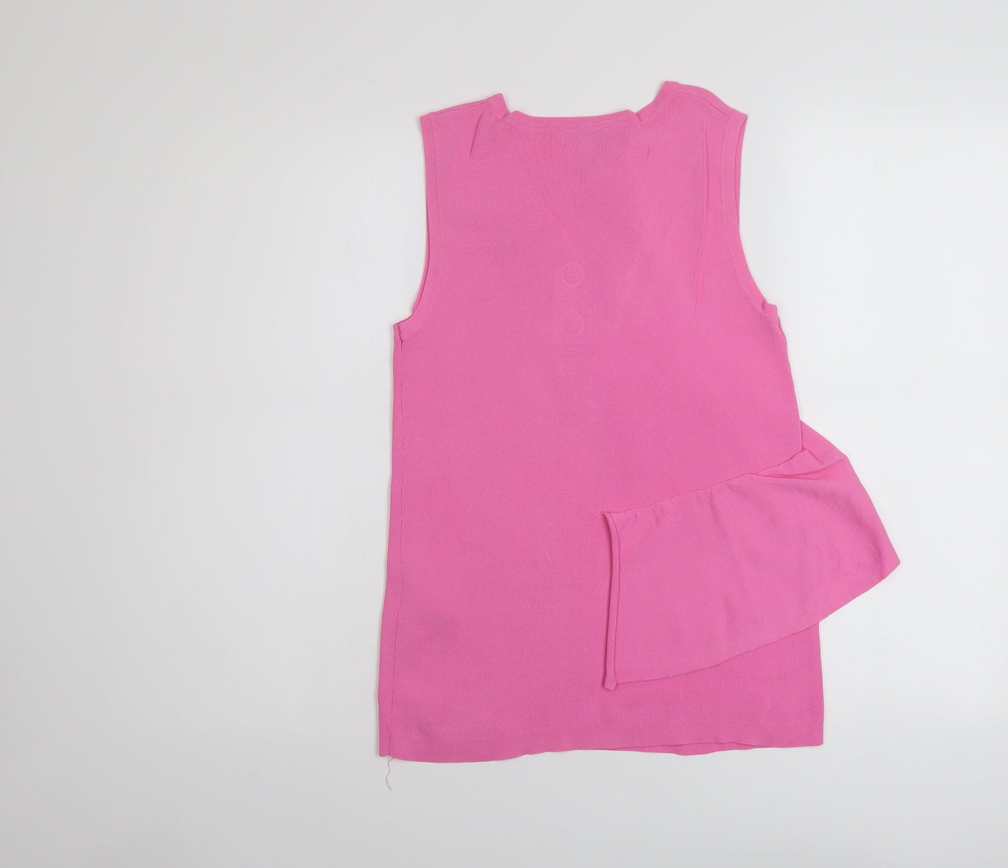 Womens UK Size 12 Warehouse Pink Basic Tank