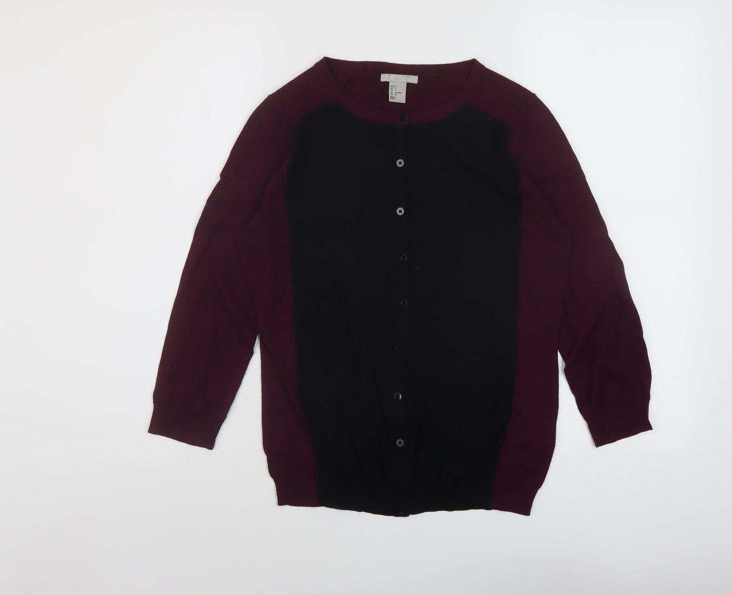 Womens UK Size S H&M Purple Cardigan Jumper