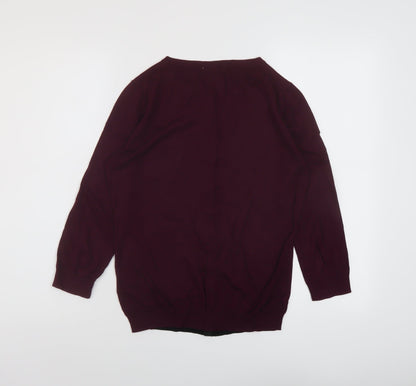 Womens UK Size S H&M Purple Cardigan Jumper