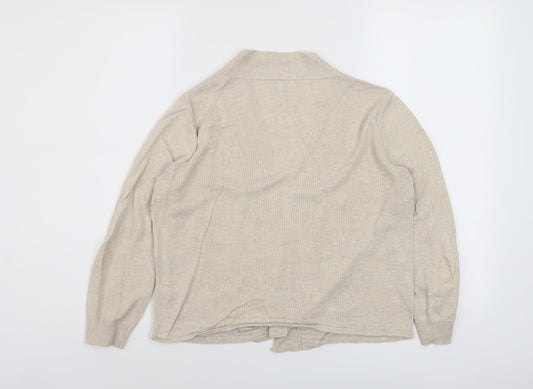 Womens UK Size S Wallis Beige Cardigan Jumper