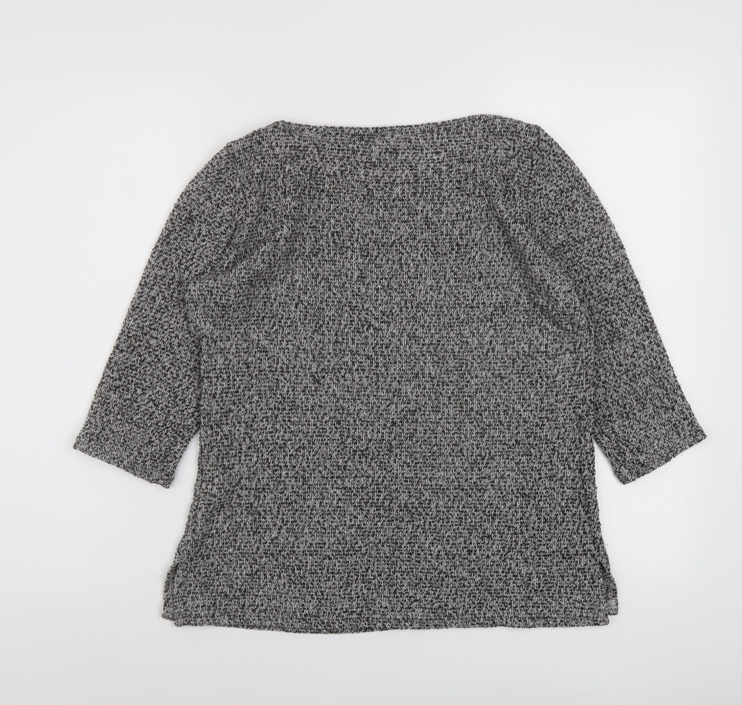 Womens UK Size 10 New Look Grey Pullover Jumper