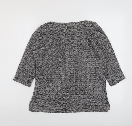 Womens UK Size 10 New Look Grey Pullover Jumper