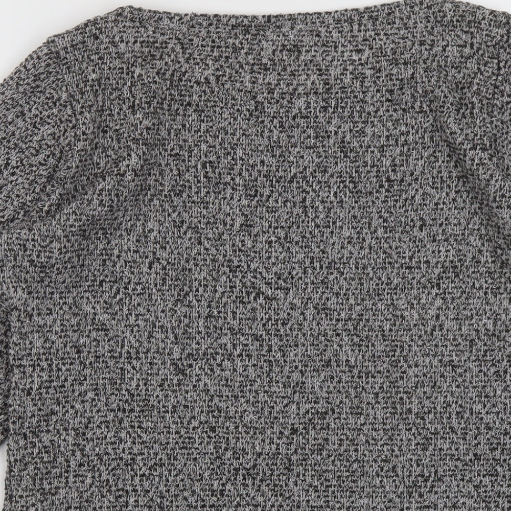Womens UK Size 10 New Look Grey Pullover Jumper