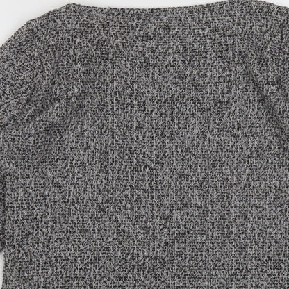 Womens UK Size 10 New Look Grey Pullover Jumper