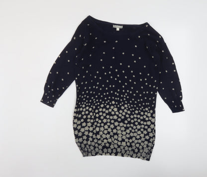 Womens UK Size S Monsoon Blue Pullover Jumper