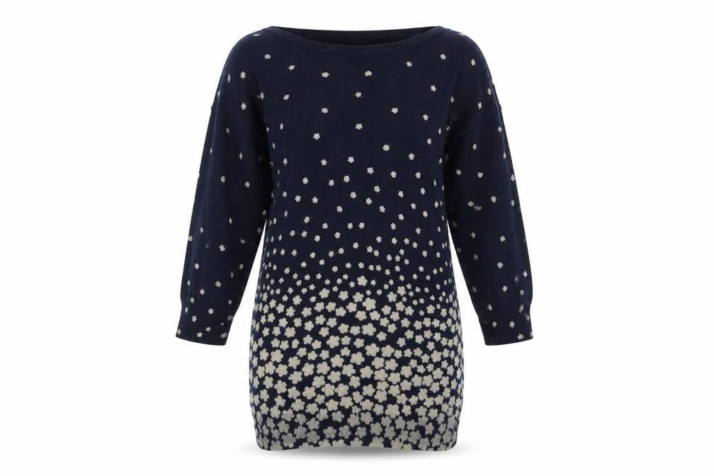 Womens UK Size S Monsoon Blue Pullover Jumper