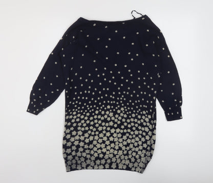 Womens UK Size S Monsoon Blue Pullover Jumper