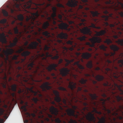Womens UK Size 14 Marks and Spencer Red Pullover Jumper