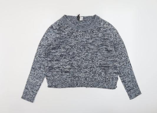 Womens UK Size S H&M Blue Pullover Jumper