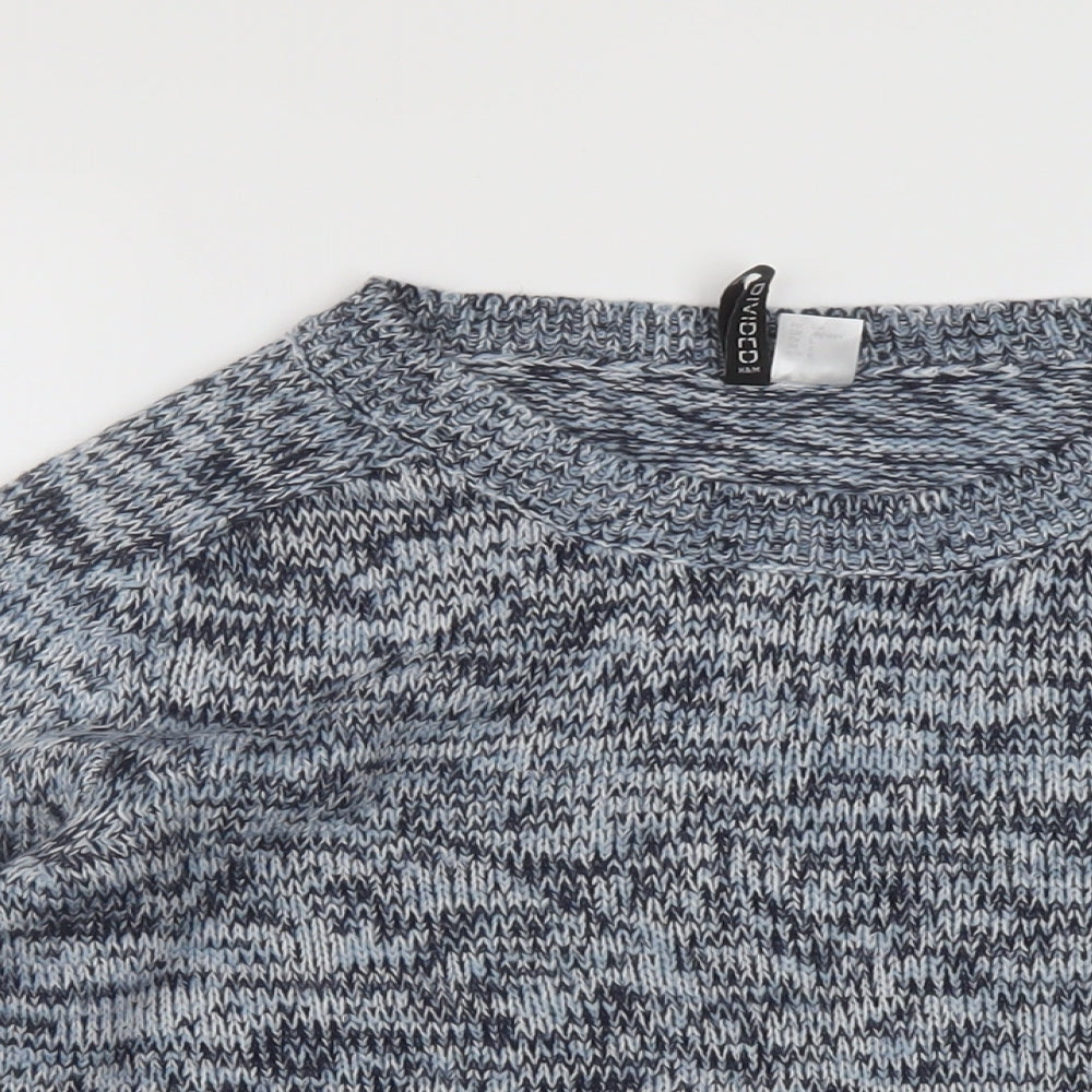 Womens UK Size S H&M Blue Pullover Jumper