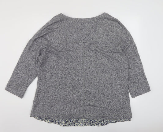 Womens UK Size 20 Marks and Spencer Grey Pullover Jumper