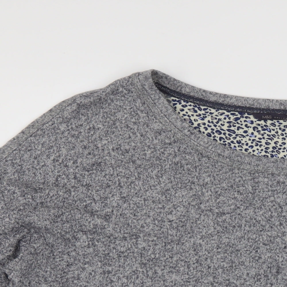 Womens UK Size 20 Marks and Spencer Grey Pullover Jumper