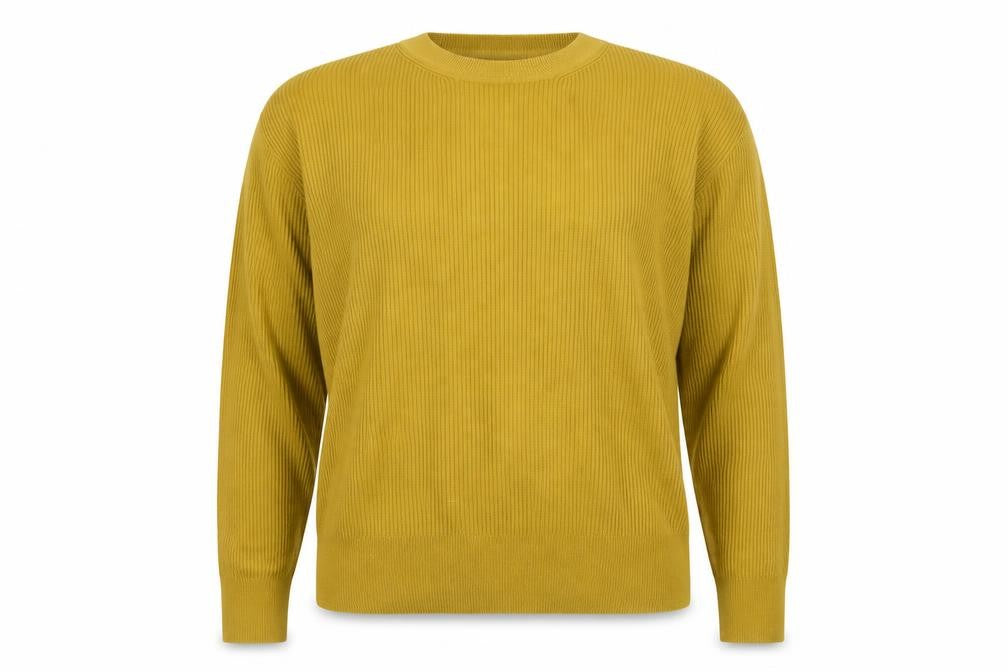 Womens UK Size 20 Marks and Spencer Yellow Pullover Jumper