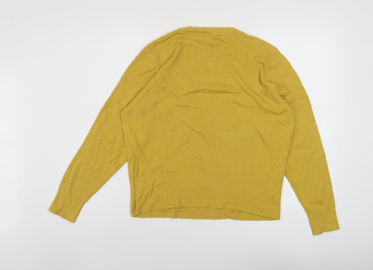 Womens UK Size 20 Marks and Spencer Yellow Pullover Jumper