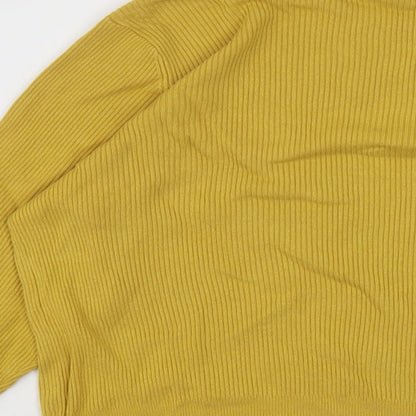 Womens UK Size 20 Marks and Spencer Yellow Pullover Jumper