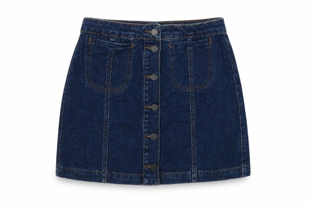 Womens UK Size 28 in Topshop Mini Denim Skirt