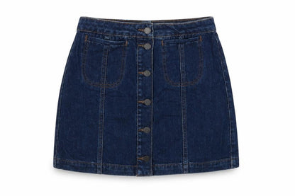Womens UK Size 28 in Topshop Mini Denim Skirt