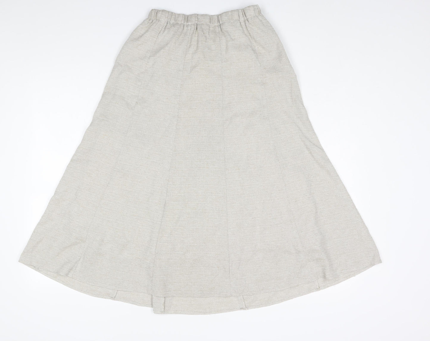 Cotswold Collections Womens Ivory Polyester A-Line Skirt Size 12