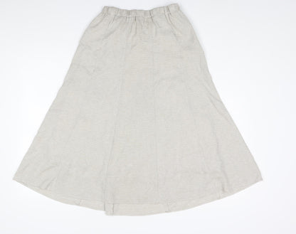 Cotswold Collections Womens Ivory Polyester A-Line Skirt Size 12
