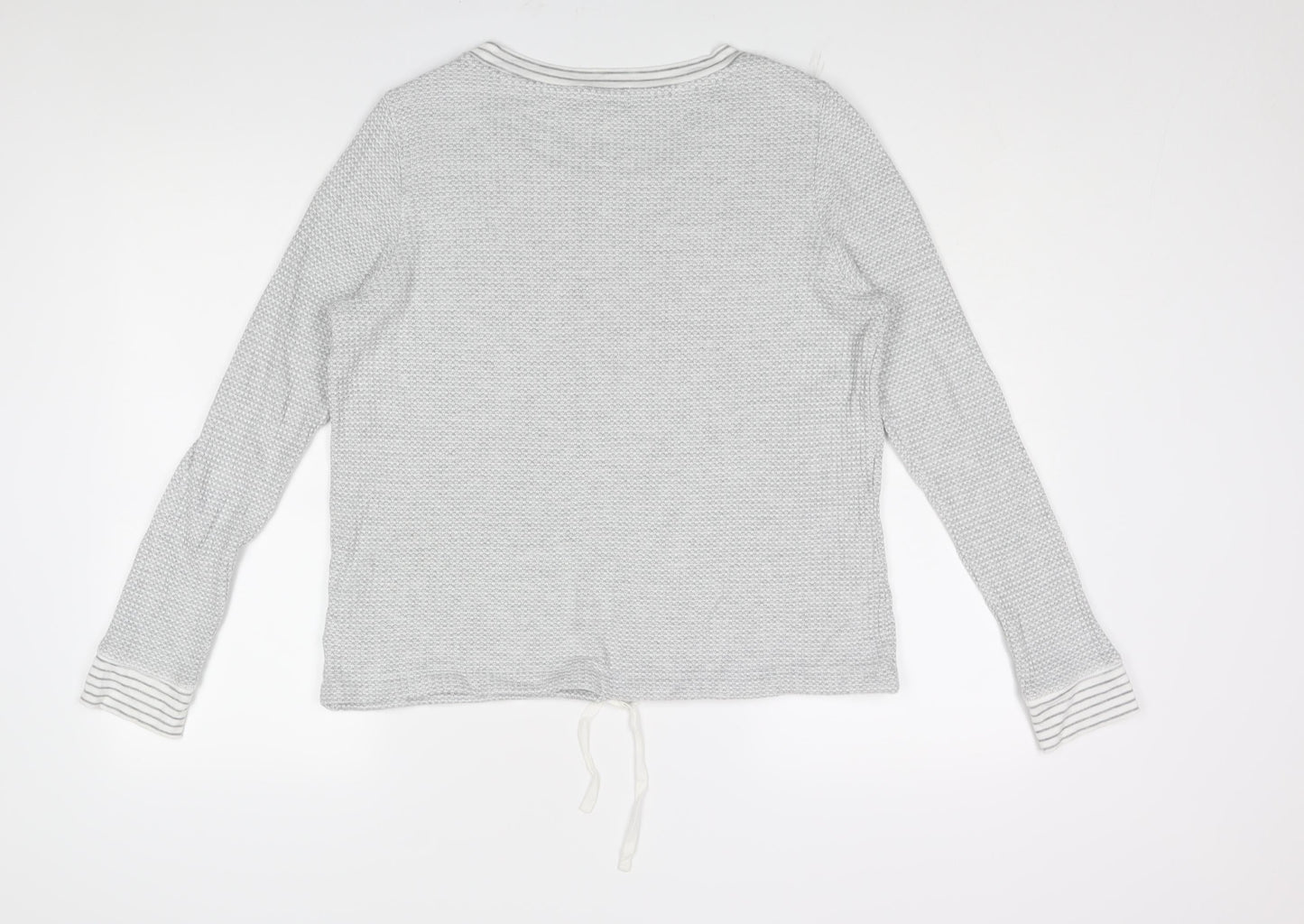 Gap Womens Grey Viscose Pullover Sweatshirt Size M Pullover - Drawstring Hem