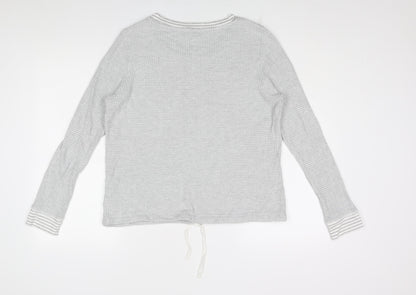Gap Womens Grey Viscose Pullover Sweatshirt Size M Pullover - Drawstring Hem