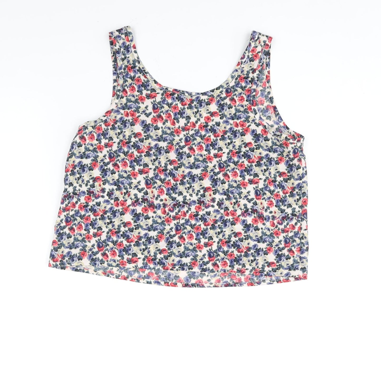 Womens UK Size 10 New Look Multicoloured Camisole Blouse