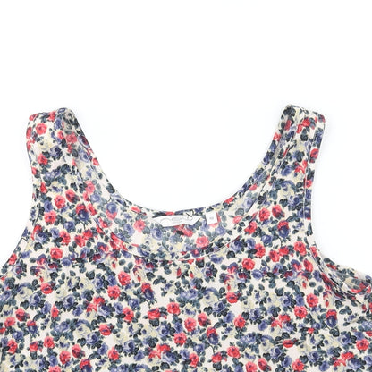 Womens UK Size 10 New Look Multicoloured Camisole Blouse